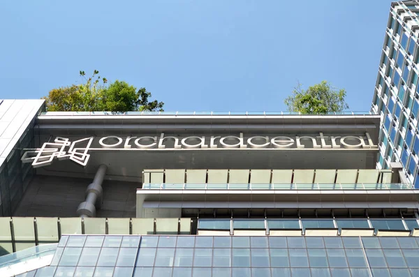 Orchard Central längs Orchard Road — Stockfoto