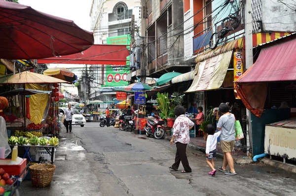 Bangkok Chinatown, uma atração turística popular — Fotografia de Stock