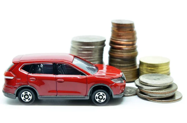 Saving money for a car concept — Stock Photo, Image