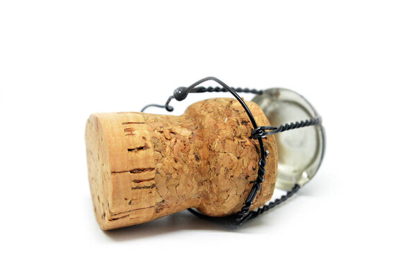 Cork from champagne bottle