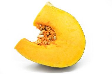 Beyaz arkaplanda kabak izole