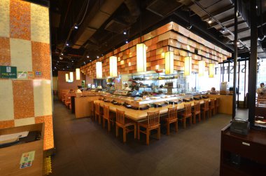 Bir Japon restoran bar iç