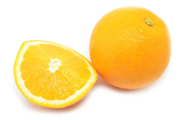 Oranges isolées fruits — Photo