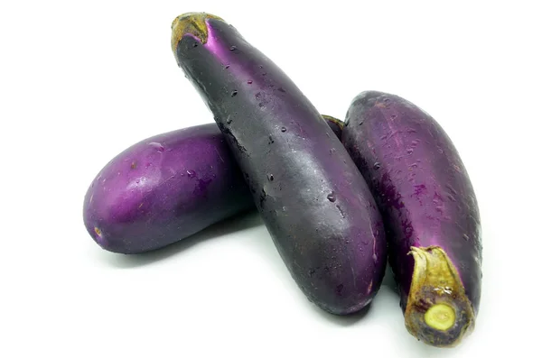 Aubergine eller aubergine vegetabiliska — Stockfoto