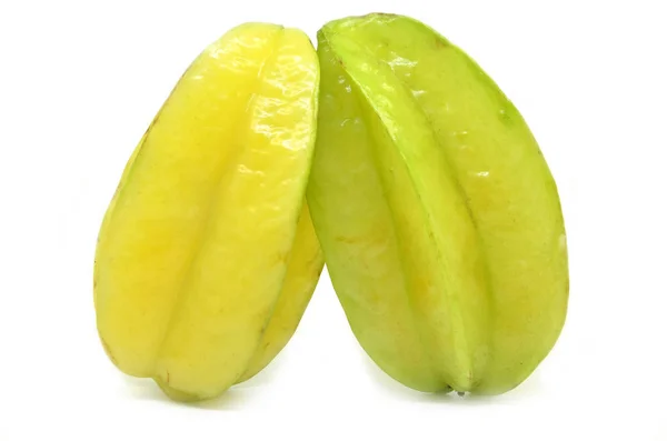 Звездные фрукты карамбола или яблоко — стоковое фото