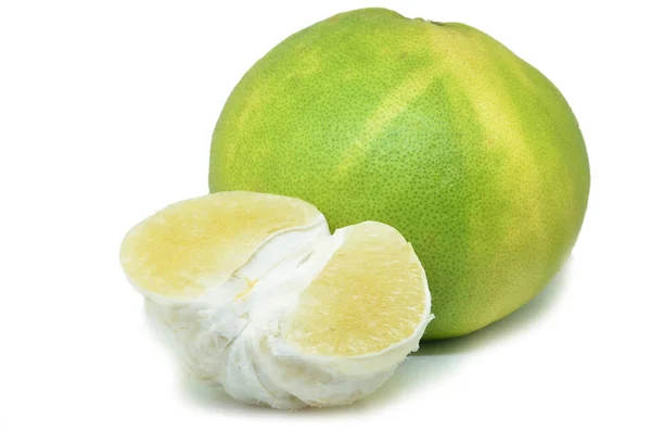 Fresh pomelos on white background — Stock Photo, Image