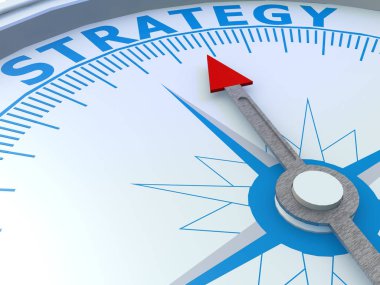 Strateji kelime izole pusula