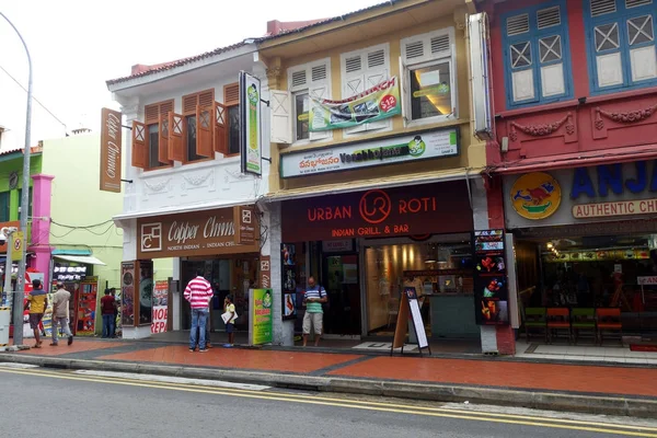 Little india wijk in singapore — Stockfoto