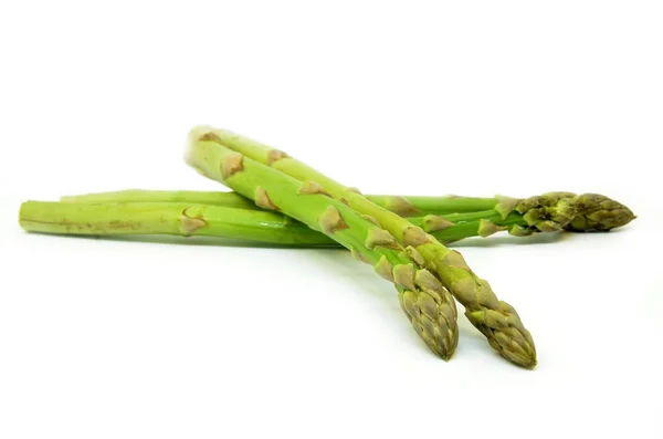 Deliziosi asparagi isolati — Foto Stock