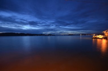 Kota Kinabalu, Sabah gün batımı görünümü