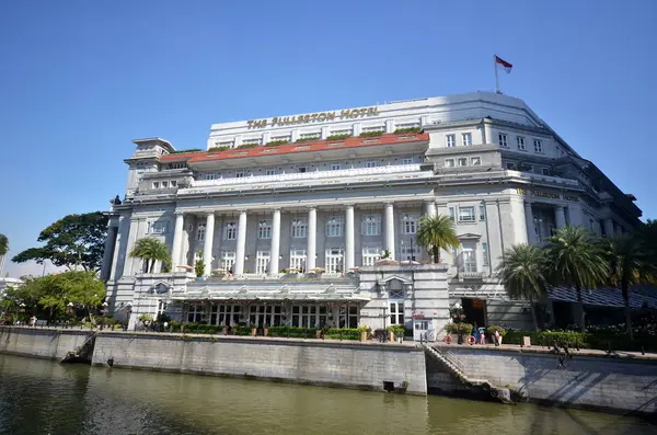 Fullerton Hotel Singapur — Stok fotoğraf