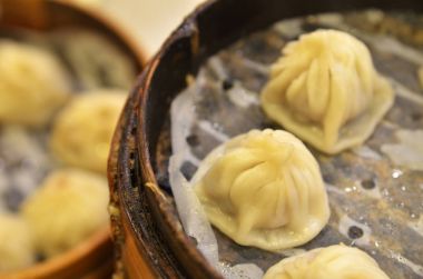 Geleneksel çorba dumpling Xiao uzun Bao