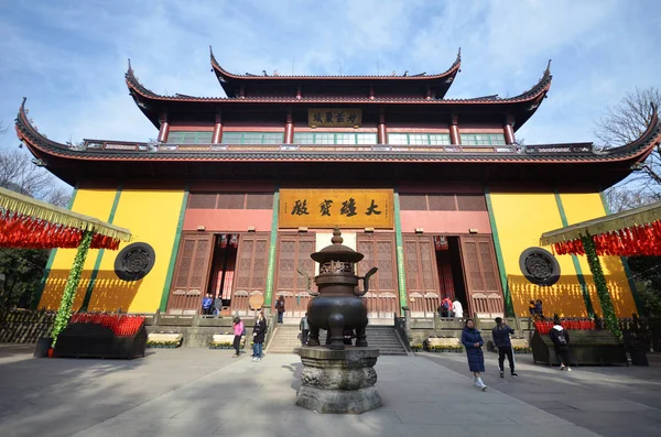 Beuatiful Mimarlık antik Budist tapınağı, Lingyin sıcaklığı