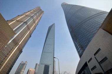 Jin Mao Tower, Shanghai kule, Şangay Dünya Finans Merkezi