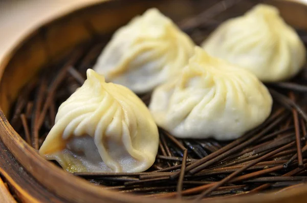 Bolinho de sopa tradicional Xiao Long Bao — Fotografia de Stock