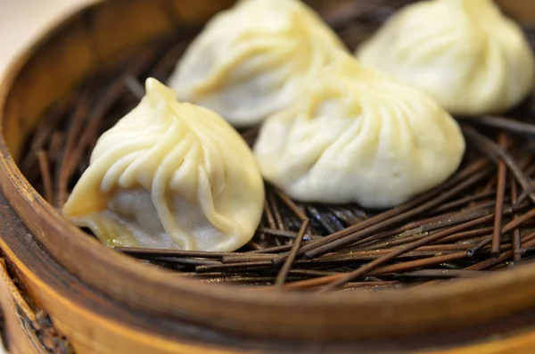 Bolinho de sopa tradicional Xiao Long Bao — Fotografia de Stock