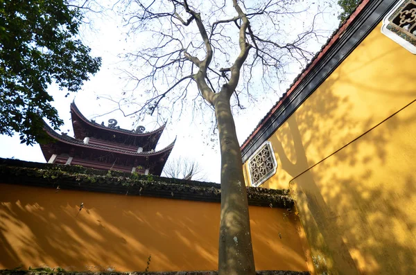 Architecture de l'ancien temple Lingyin à Hangzhou, Chine — Photo