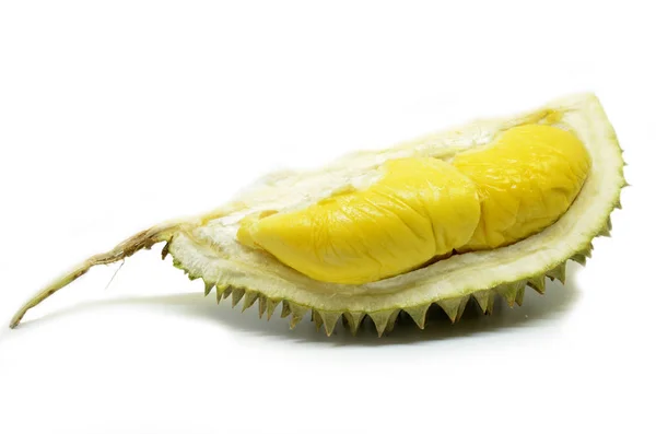 Buah durian diisolasi di latar belakang putih — Stok Foto