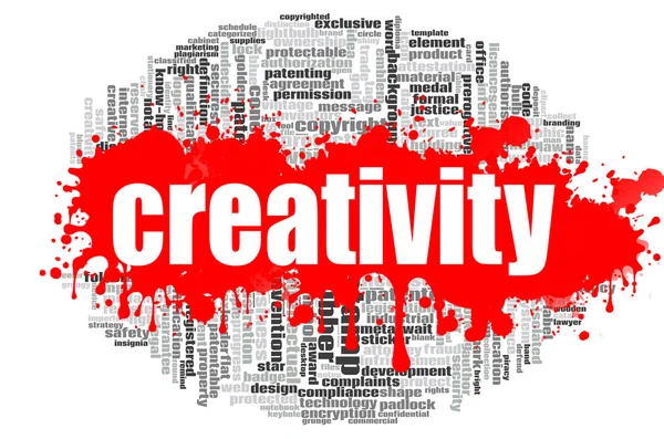 Creativity word cloud — Stock Photo, Image