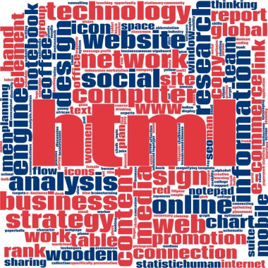HTML kelime bulutu