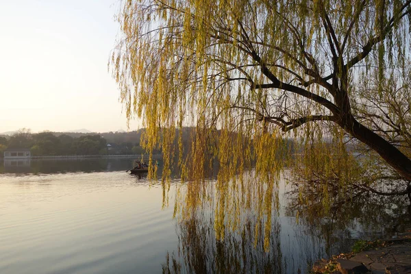 Westsee. beliebter Park der Stadt Hangzhou China — Stockfoto