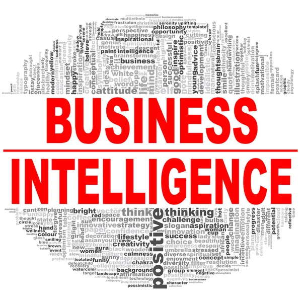 Business intelligence mot nuage — Photo