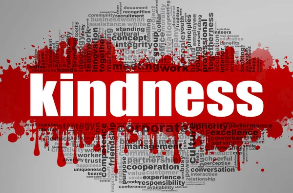 Kindness word cloud — Stock Photo, Image