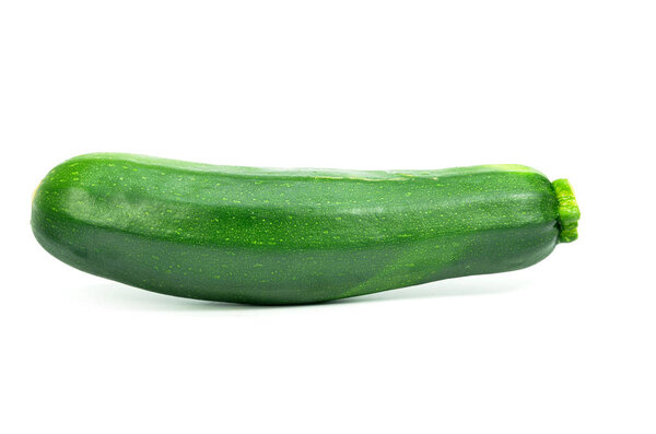 Zucchini or courgettes isolated 