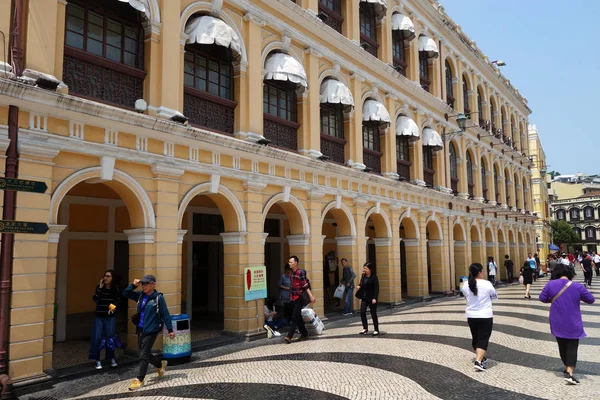 Historisches Zentrum des Macau-Senado-Platzes in Macau China — Stockfoto