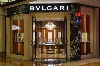 Bulgari dükkanda bir Macau bina casino
