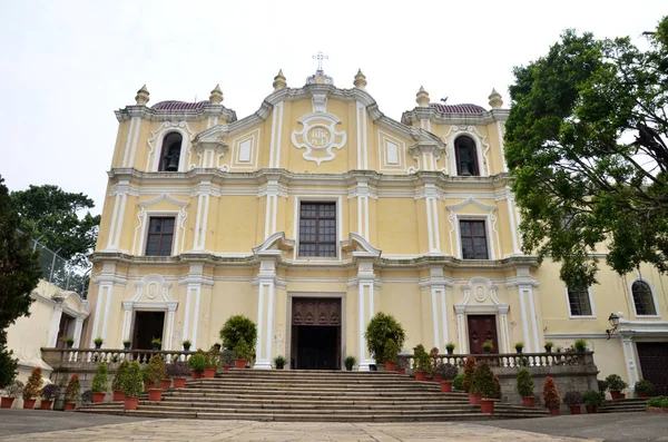 St Joseph's Kilisesi, Macau ve seminer — Stok fotoğraf