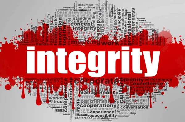 Integrity word cloud. — Stock Photo, Image