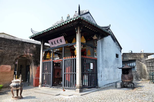 Na Tcha Temple v staré historické město v Číně Macao. — Stock fotografie
