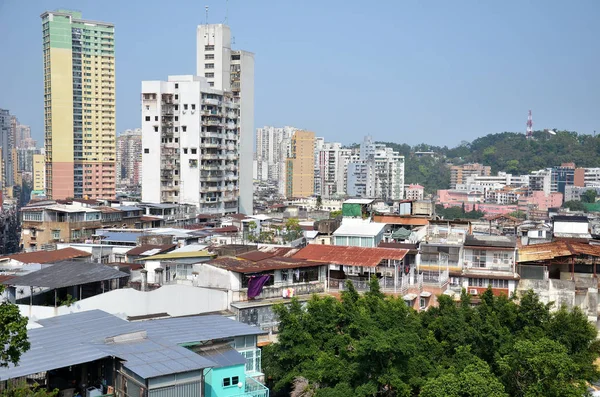 Macau şehir merkezi panorama görünümü — Stok fotoğraf