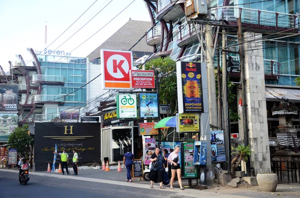 Calle vista de Kuta en Bali — Foto de Stock