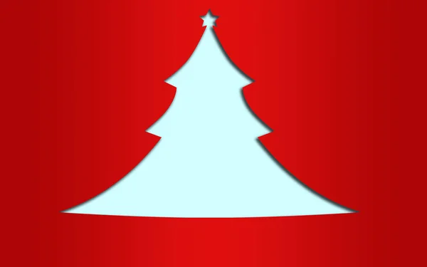 Christmas background with Christmas tree — Stock Photo, Image