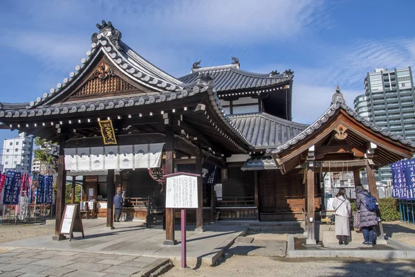 Świątynia Sanmendaikokuten w Osace Japonia, która znajduje się w Shitenn — Zdjęcie stockowe