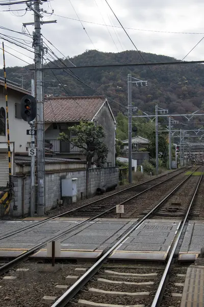 Japonya, Kyoto 'daki tren istasyonunun manzarası — Stok fotoğraf