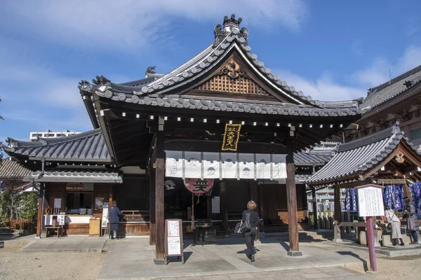Sanmendaikokuten Temple in Osaka Japan which situated in Shitenn — Stock Photo, Image