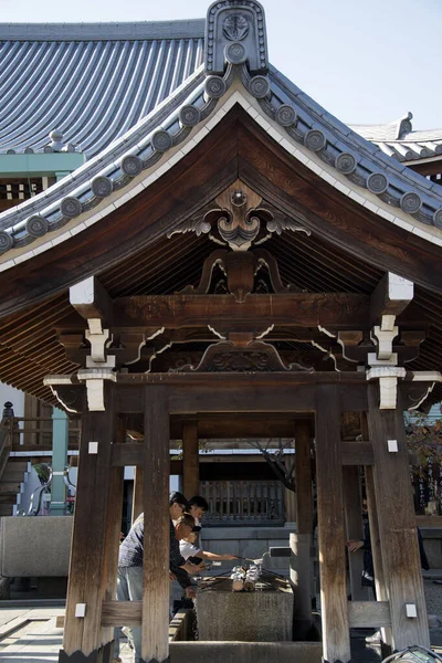 Osaka Japonya 'daki Sanmendaikokuten Tapınağı — Stok fotoğraf