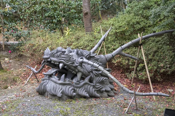 Tatus of Dragon al Tempio Kodai-ji di Kyoto, Giappone — Foto Stock