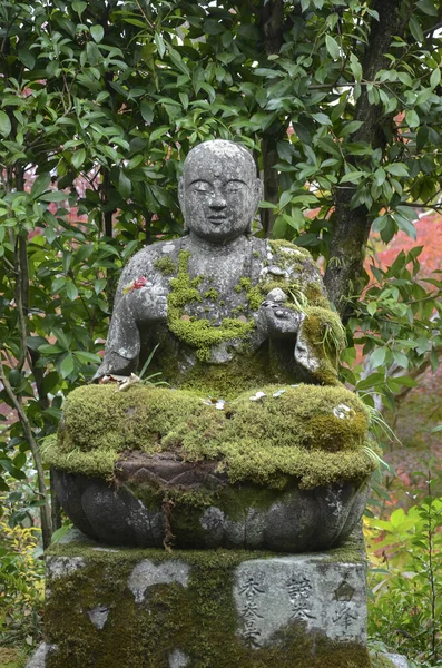 Чудова кам "яна статуя Будди в храмі Ейкандо, що в К. — стокове фото