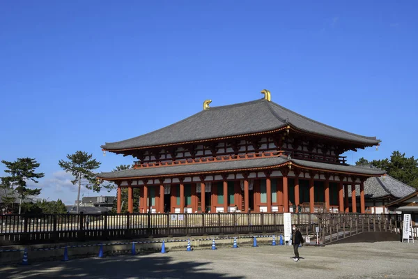 Chu-kondo (Centralna Złota Sala) na świątyni Kofukuji w Nara, Japonia — Zdjęcie stockowe