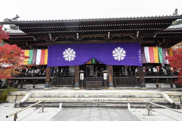 日本京都Eikando寺的Amida大厅 — 图库照片