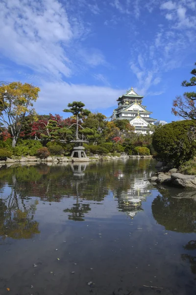 大阪城堡公园风景秀丽 — 图库照片