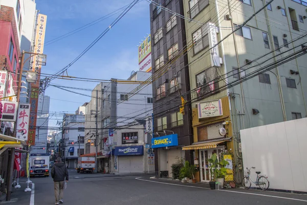 Namba gebied in Osaka — Stockfoto