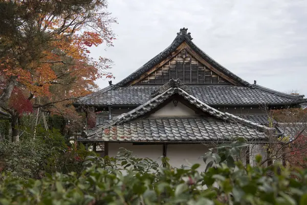 东京天瑞寺的日本古建筑 — 图库照片