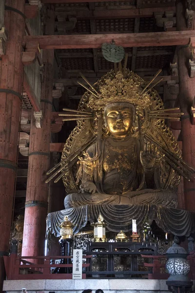 Kokuzo Bosatsu - Diosa china en Daibutsuden, el gran buda — Foto de Stock