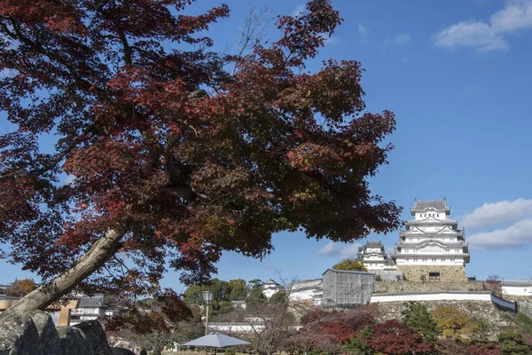 喜弥士城堡位于日本喜弥士市的联合国世界遗址 — 图库照片