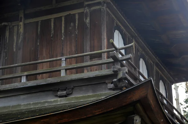 Detail stříbrného pavilonu Ginkaku-ji v Kjótu — Stock fotografie